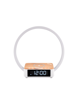 Φωτιστικό Αφής 3DIM / Ρολόι- Ξυπνητήρι/ Ασύρματη Φόρτιση
